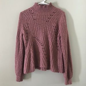 MAUVE SWEATER LUCKY BRAND